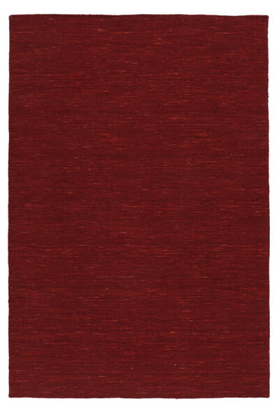  Kelim Loom - Dark Red Koberec 120X180 Moderní Ruční Tkaní Tmavě Červená (Vlna, Indie)