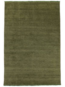  Handloom Fringes - Zelená Koberec 160X230 Moderní Olivově Zelený (Vlna, Indie)