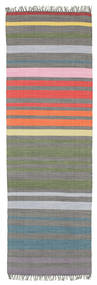  Rainbow Stripe - Vícebarevná Koberec 80X250 Moderní Ruční Tkaní Běhoun Vícebarevná (Bavlna, )