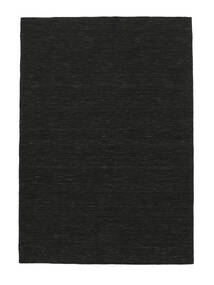  Kelim Loom - Černá Koberec 160X230 Moderní Ruční Tkaní Černá (Vlna, Indie)