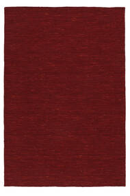  Kelim Loom - Dark Red Koberec 160X230 Moderní Ruční Tkaní Tmavě Červená (Vlna, Indie)