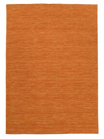  Kelim Loom - Oranžová Koberec 140X200 Moderní Ruční Tkaní Oranžová (Vlna, Indie)