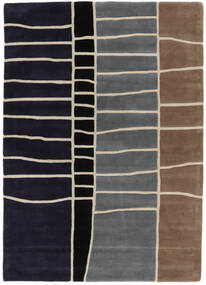  Abstract Bamboo Handtufted Koberec 160X230 Moderní Černá/Tmavě Hnědá (Vlna, Indie)