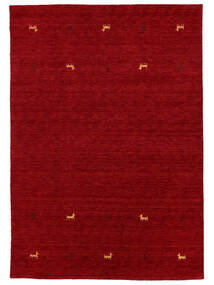  Gabbeh Loom Two Lines - Rudý Koberec 190X290 Moderní Červená/Tmavě Červená (Vlna, Indie)