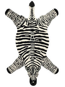  Zebra - Černá/Bílá Koberec 100X155 Moderní Černá/Bílá (Vlna, )