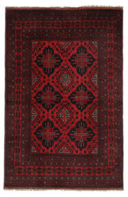  Afghán Khal Mohammadi Koberec 105X155 Orientální Ručně Tkaný Černá/Tmavě Červená (Vlna, Afghánistán)