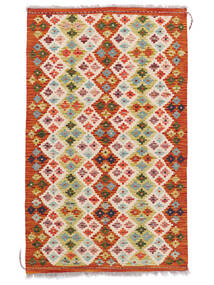  Kelim Afghán Old Style Koberec 97X159 Orientální Ruční Tkaní Oranžová/Tmavě Červená (Vlna, )