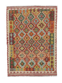  Kelim Afghán Old Style Koberec 108X151 Orientální Ruční Tkaní Bílý/Krém/Tmavě Hnědá (Vlna, Afghánistán)