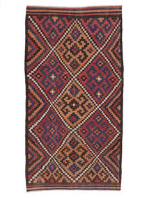 145X268 Koberec Orientální Afghán Vintage Kelim Koberec Černá/Tmavě Červená (Vlna, Afghánistán)